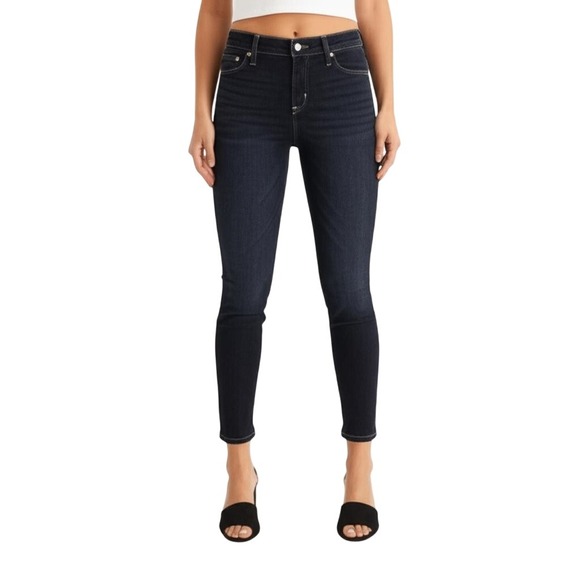 Universal Thread Denim - Universal Thread Skinny Jeans‎ Womens Size 2/26R Dark Blue High Rise Stretch NEW